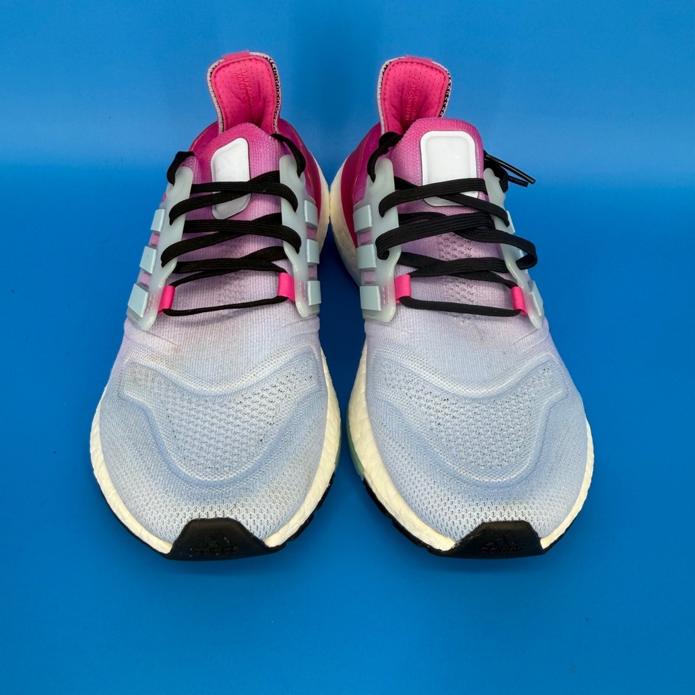 Adidas Ultraboost 22 Womens Running Shoes Pink Blue GX5592 Size 7.5 - Picture 2 of 10